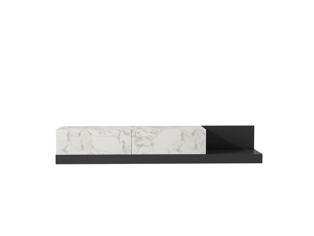 Houten tv-meubel "Major" - 180 x 37 x 30 cm - Grijs