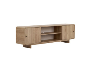 Houten tv-meubel "Mirel" - 180 x 34 x 52 cm - Eikenhout
