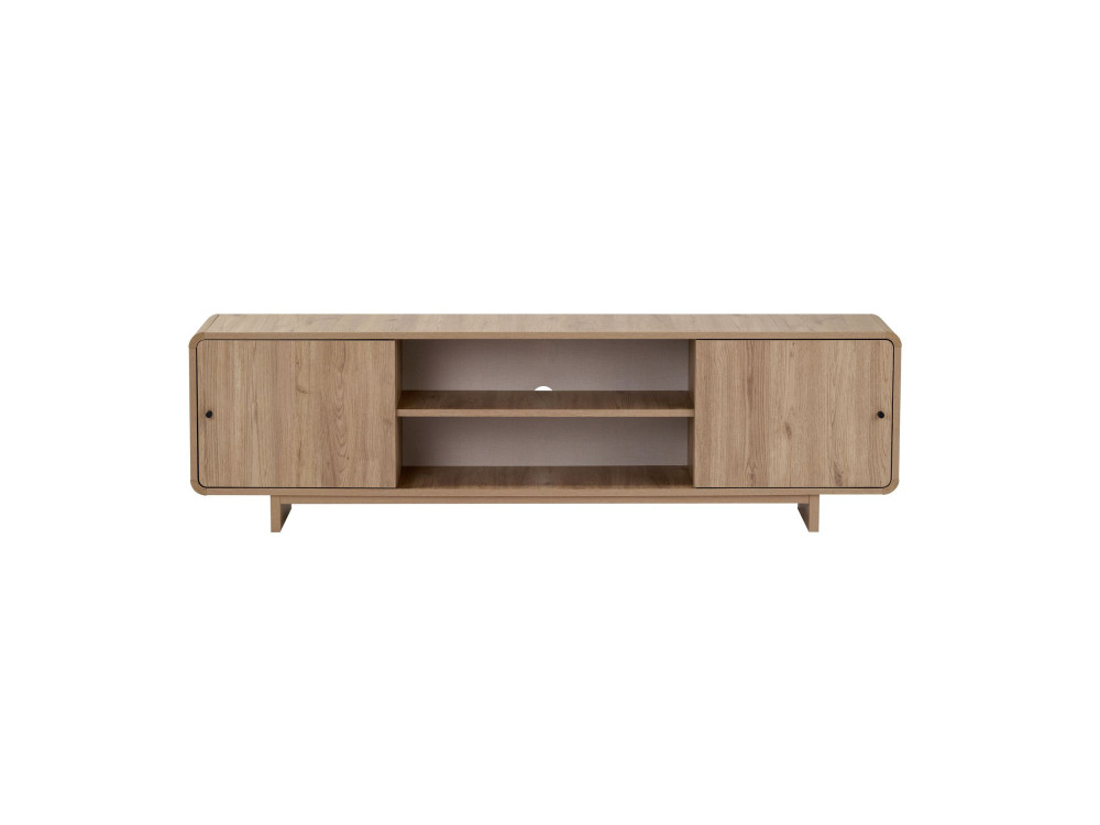 Houten tv-meubel "Mirel" - 180 x 34 x 52 cm - Eikenhout