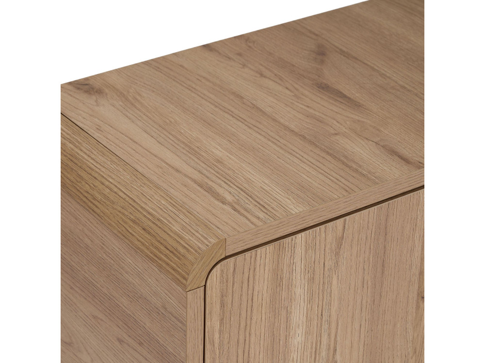 Houten tv-meubel "Mirel" - 180 x 34 x 52 cm - Eikenhout