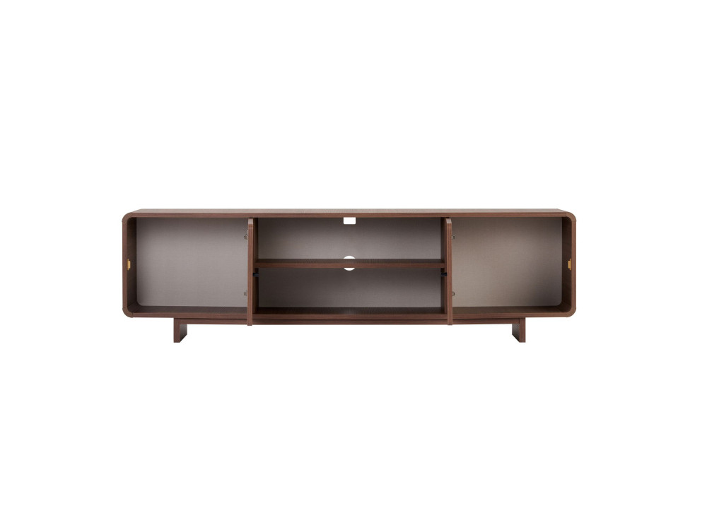 Houten tv-meubel "Mirel" - 180 x 34 x 52  cm - Bruin