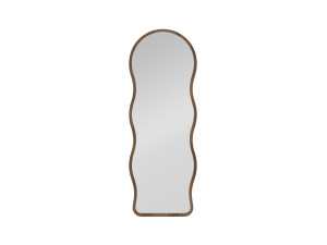 Houten staande spiegel "Asial" - 50 x 2 x 160 cm - notenhout