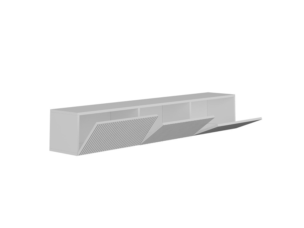 Houten tv-meubel "Ada" - 180 x 31 x 29 cm - Wit