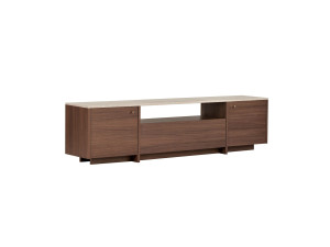 Houten tv-meubel "Alvar" - 180 x 35 x 46 cm - Travertijn