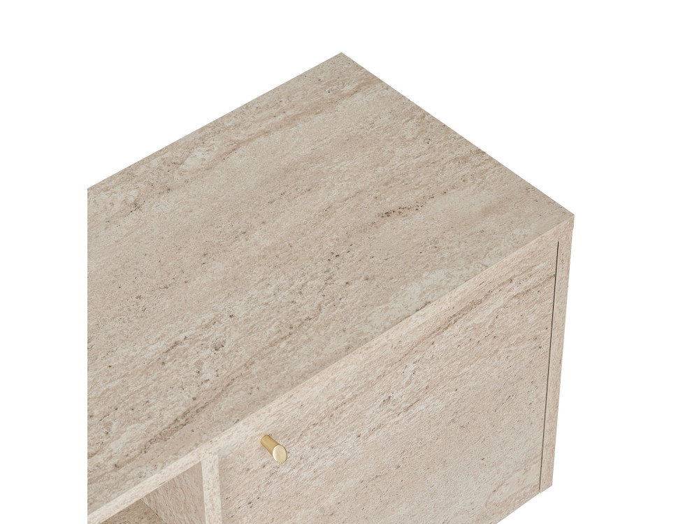 Houten tv-meubel "Alvar" - 180 x 35 x 46 cm - Beige