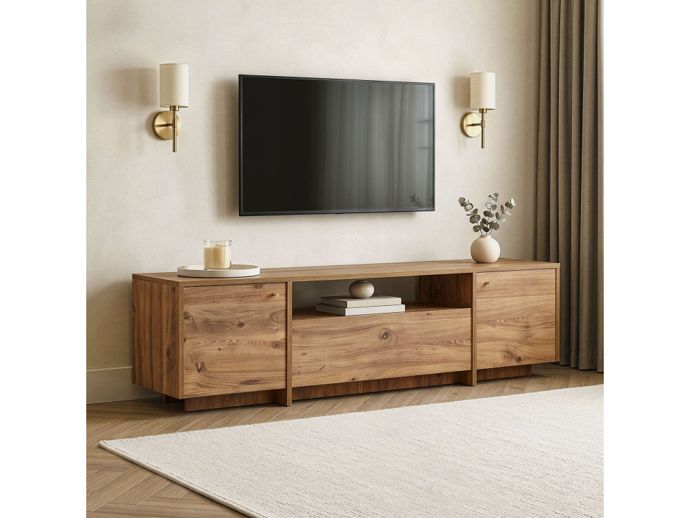 Houten tv-meubel "Alvar" - 180 x 35 x 46 cm - Atlantische den