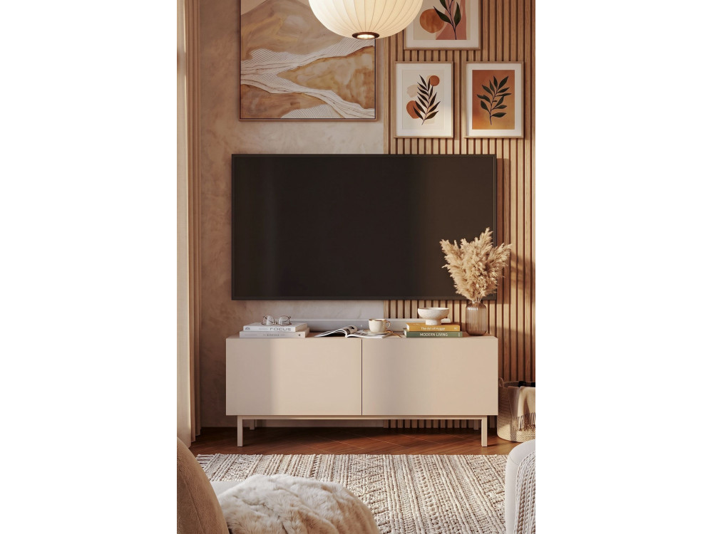Houten tv-meubel "Coast" - 120 x 47,3 x 36,8 cm - Zandkleur