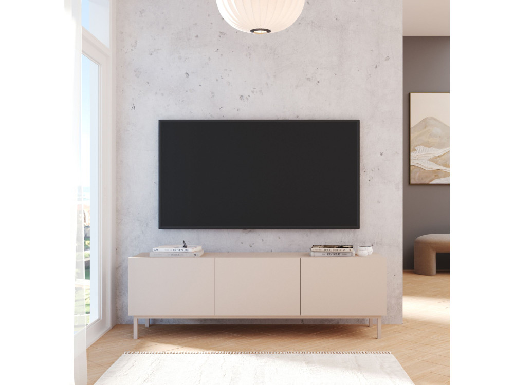 Houten tv-meubel "Coast" - 150 x 37 x 48 cm - Beige