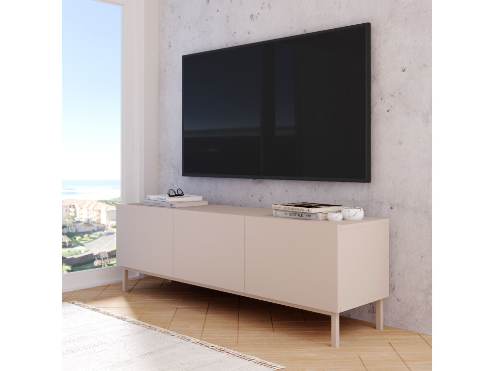 Houten tv-meubel "Coast" - 150 x 37 x 48 cm - Beige