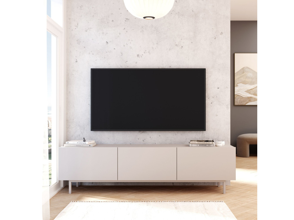 Houten tv-meubel "Coast" - 180 x 37 x 47 cm - Beige