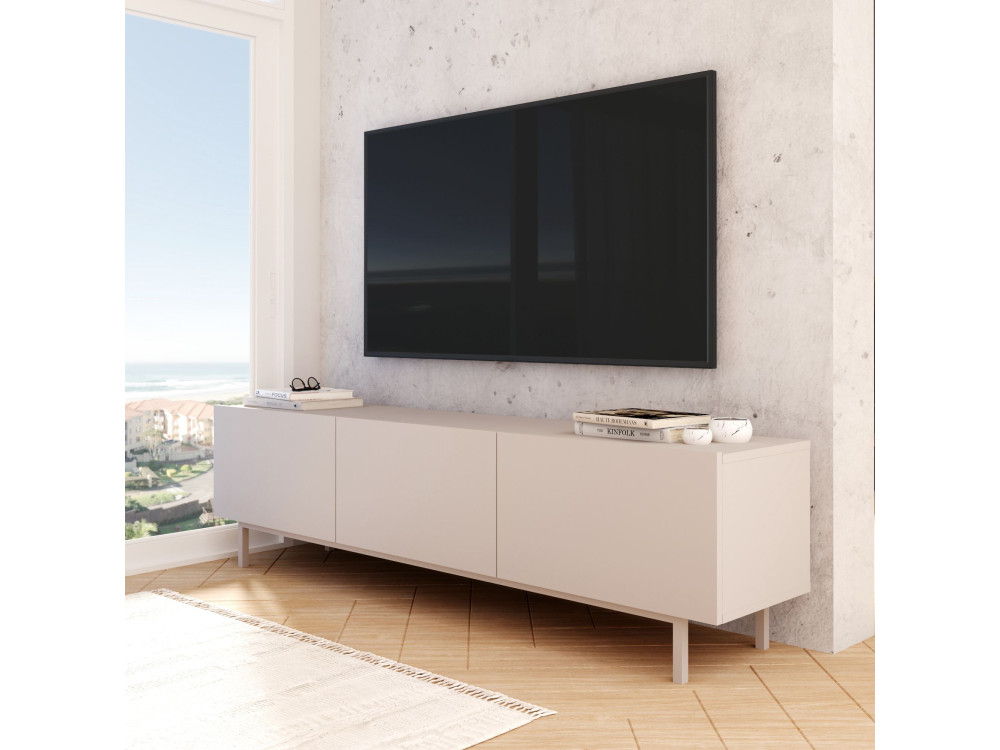Houten tv-meubel "Coast" - 180 x 37 x 47 cm - Beige