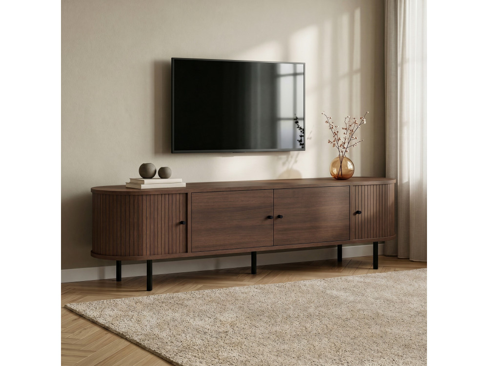 Houten tv-meubel "Gentle" - 180 x 40 x 47 cm - Bruin