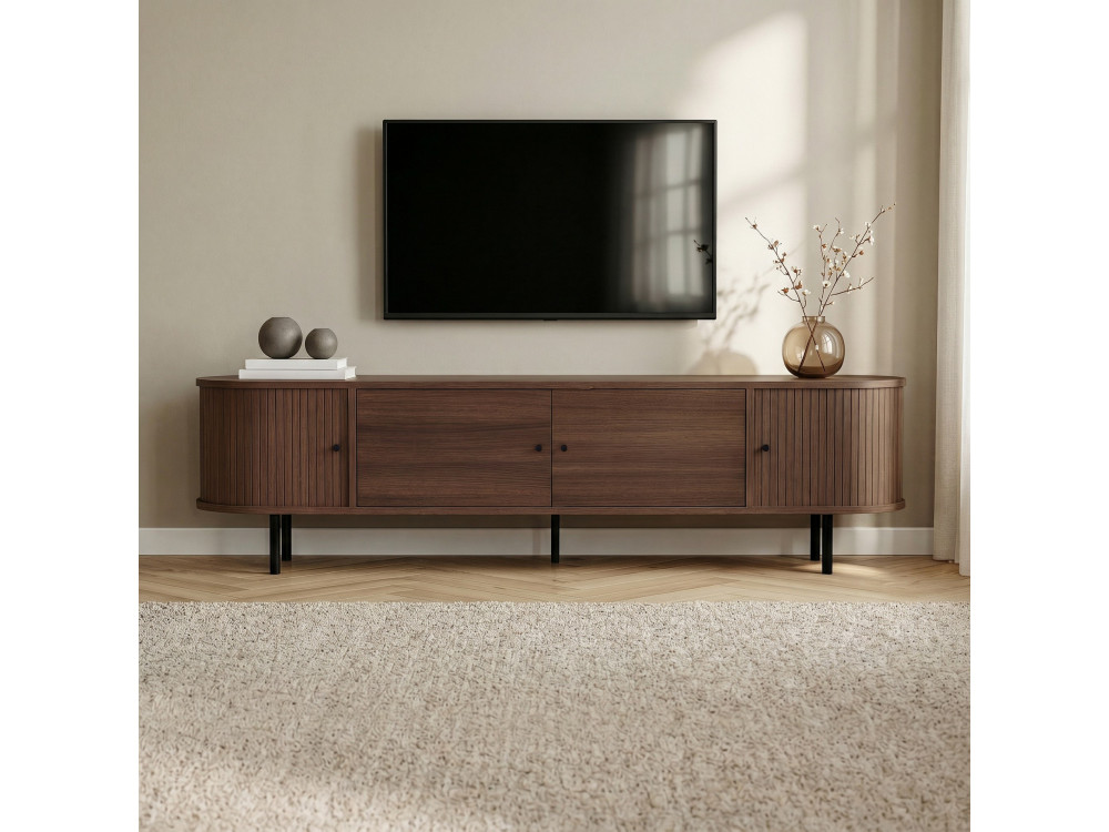 Houten tv-meubel "Gentle" - 180 x 40 x 47 cm - Bruin