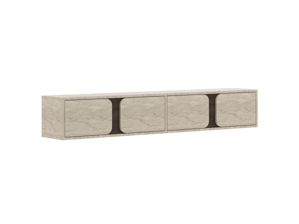 Houten tv-meubel „Helen“ – 180 x 30 x 30 cm – Travertijn