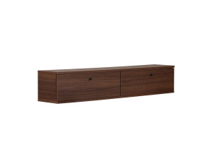 Houten tv-meubel „Ligne 140“ - 140 x 25 x 25 cm - notenhout