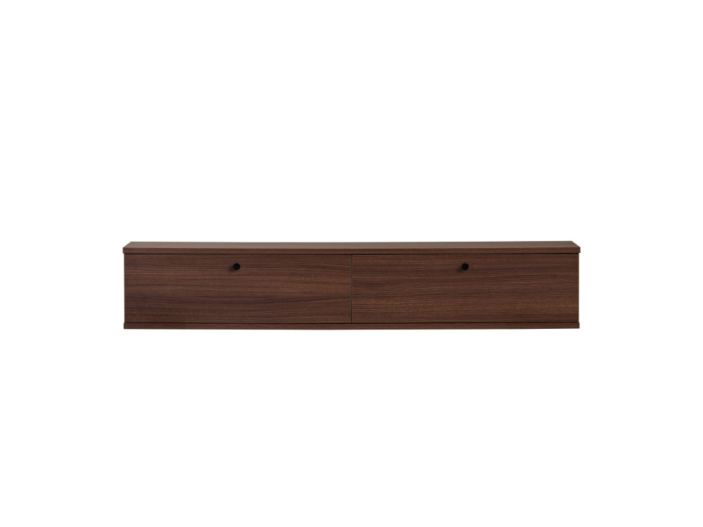 Houten tv-meubel „Ligne 140“ - 140 x 25 x 25 cm - notenhout