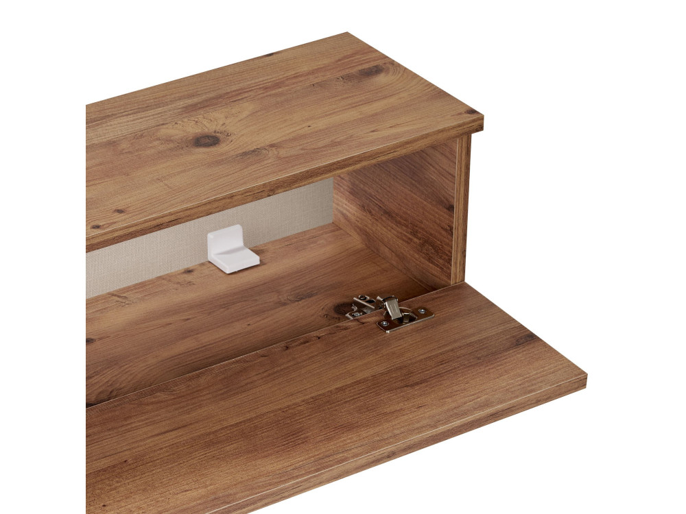 Houten tv-meubel "Ligne 140" - 140 x 25 x 25 cm - Bruin