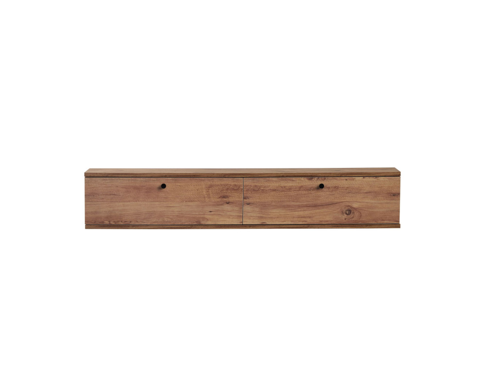 Houten tv-meubel "Ligne 140" - 140 x 25 x 25 cm - Bruin