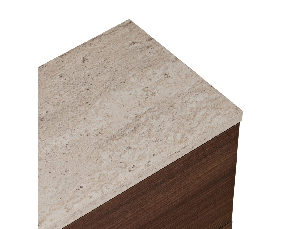 Houten tv-meubel "Ligne 140" - 140 x 25 x 25 cm - Bruin