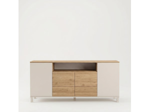 Houten console "Mood" - 180 x 44 x 82 cm - Beige
