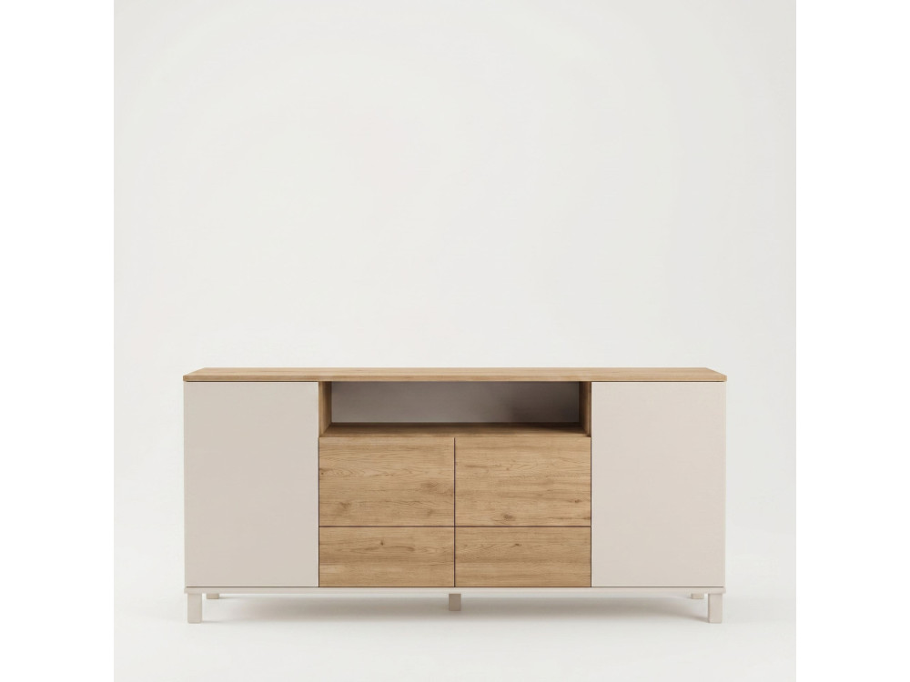 Houten console "Mood" - 180 x 44 x 82 cm - Beige