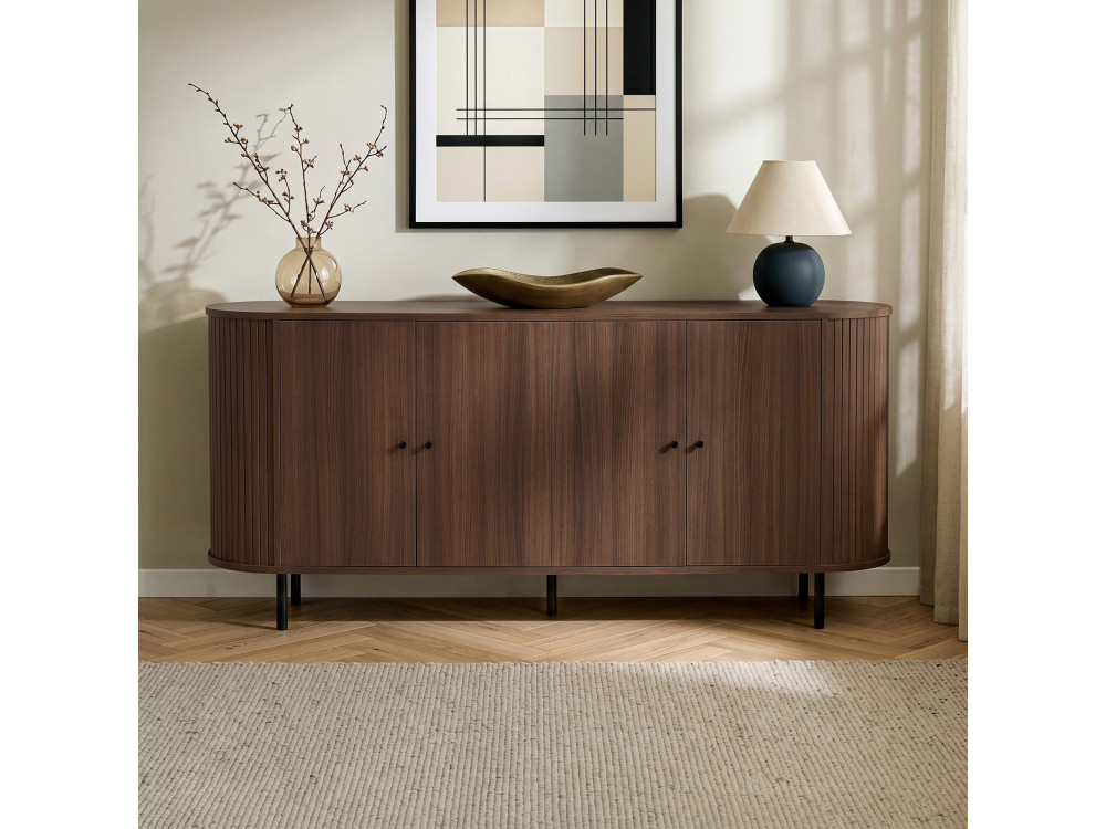 Houten console "Noble" - 180 x 40 x 80 cm - Bruin