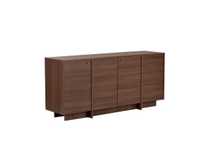 Houten console "Varen" - 180 x 45 x 82 cm - notenhout