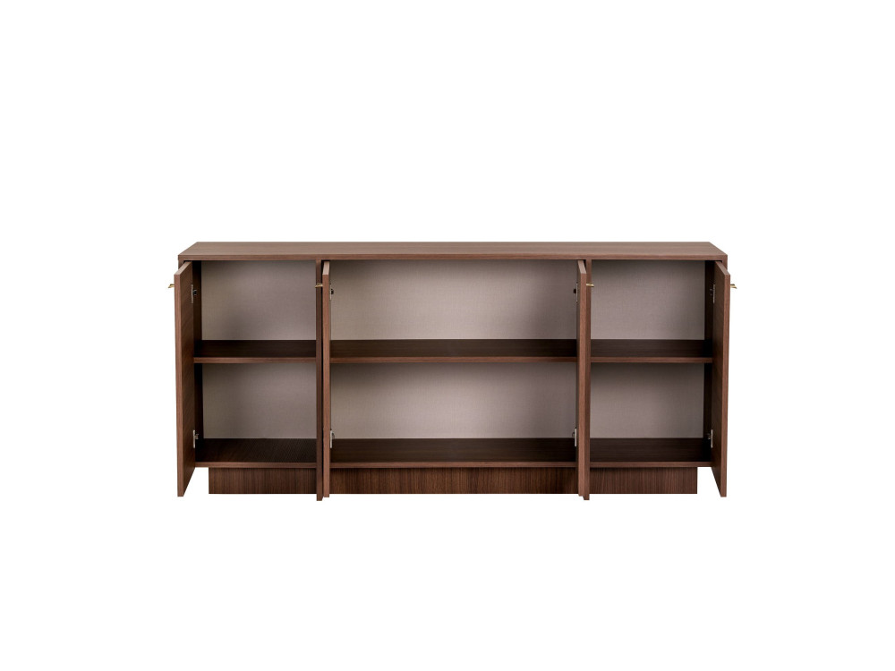 Houten console "Varen" - 180 x 45 x 82 cm - notenhout
