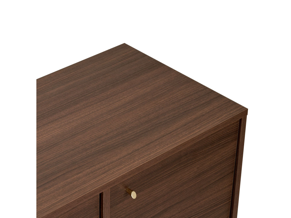 Houten console "Varen" - 180 x 45 x 82 cm - notenhout
