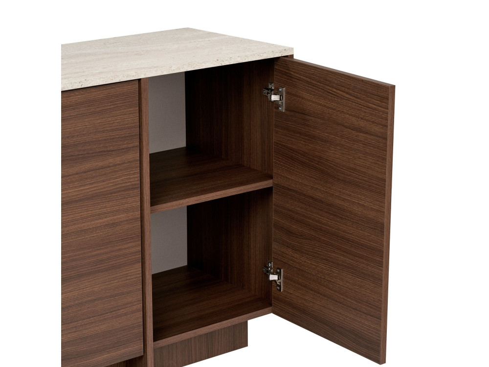 Houten dressoir "Varen" - 180 x 45 x 82 cm - Bruin