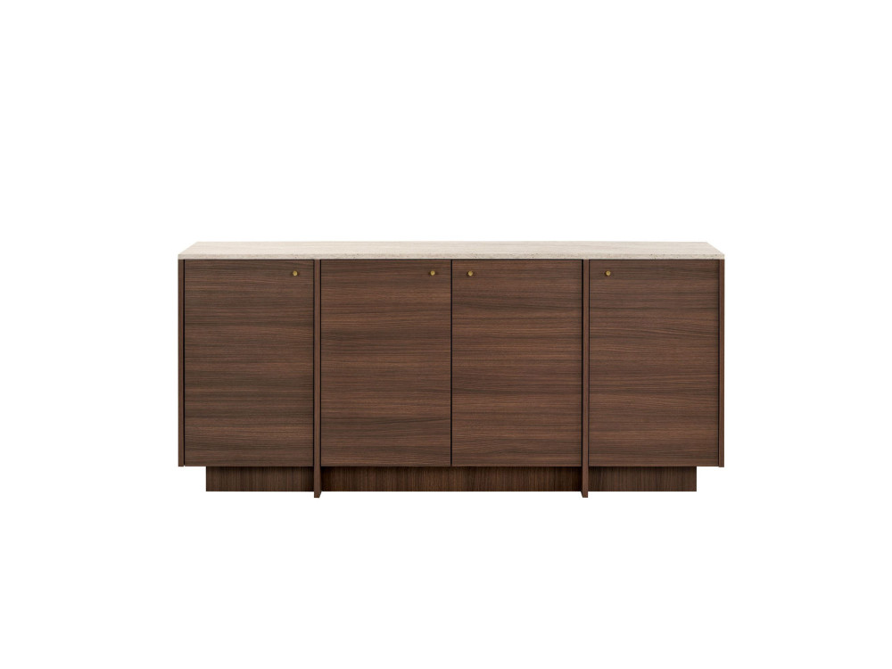 Houten dressoir "Varen" - 180 x 45 x 82 cm - Bruin