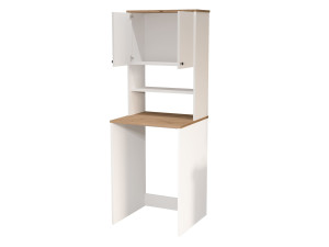 Houten wasmachineonderkast "Nord" - 66 x 60 x 183 cm - Wit