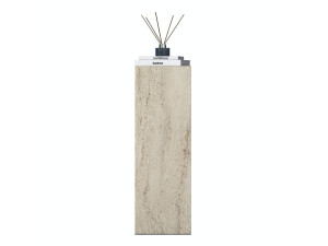 Houten bijzettafel "AD108" - 20 x 18 x 60 cm - Travertijn