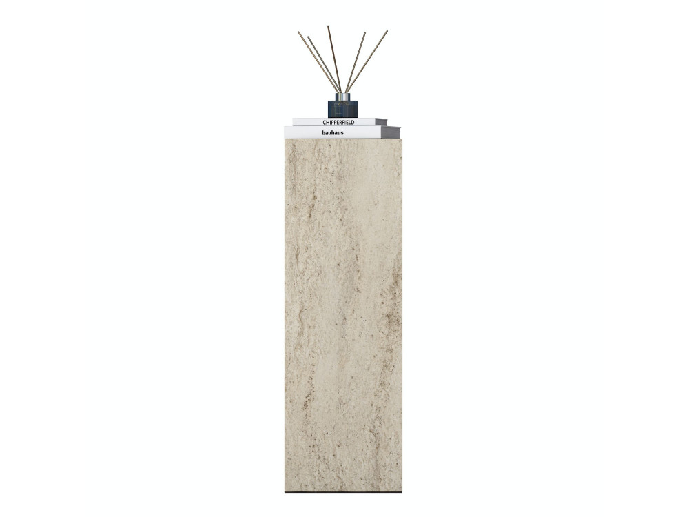 Houten bijzettafel "AD108" - 20 x 18 x 60 cm - Travertijn
