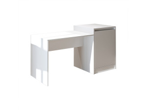 Houten keukentafel "2784" - 160 x 60 x 85 cm - Wit