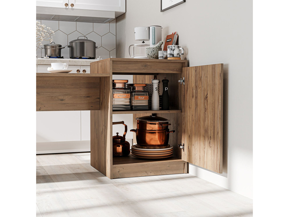 Houten keukentafel "2785" - 160 x 60 x 85 cm - Atlantisch grenen