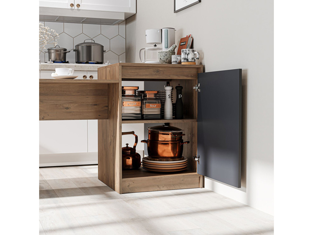 Houten keukentafel "2787" - 160 x 60 x 85 cm - Atlantisch grenen