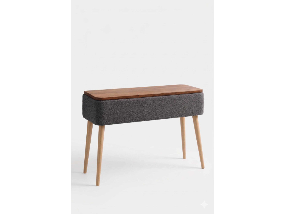 Houten dressoir "Sole" - 90 x 30 x 90 cm - Antraciet