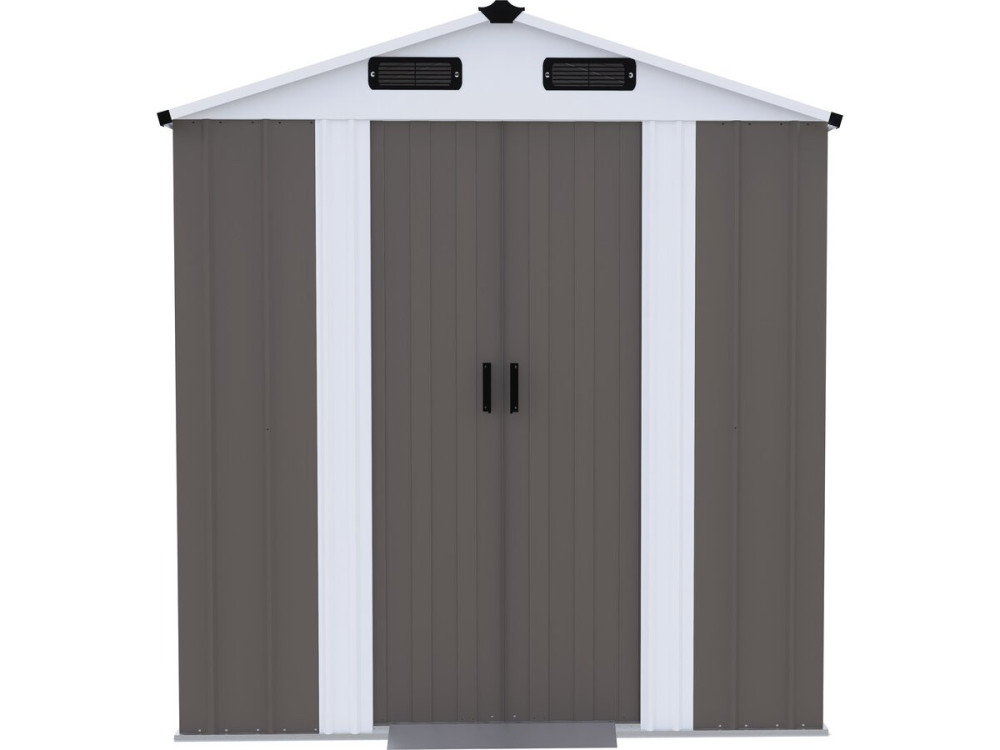 Metalen tuinhuisje "Dallas II" - 2,17 m² - Taupe