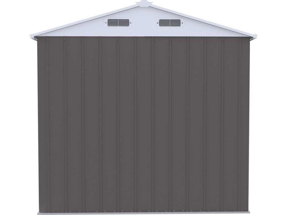 Metalen tuinhuisje "Dallas" - 4,12 m² - Taupe