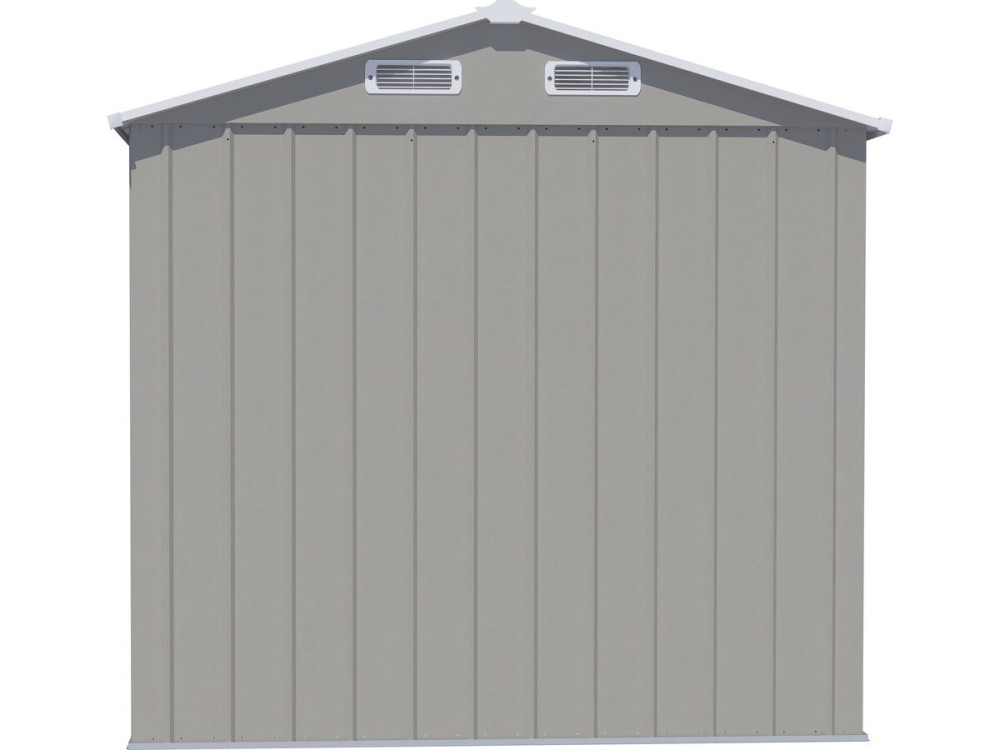 Metalen tuinhuisje "Nebraska" - 4,12 m² - Grijs