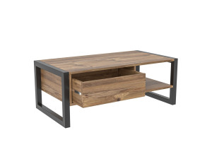 Houten salontafel "Haldizen" - 105 x 55 x 40 cm - Bruin