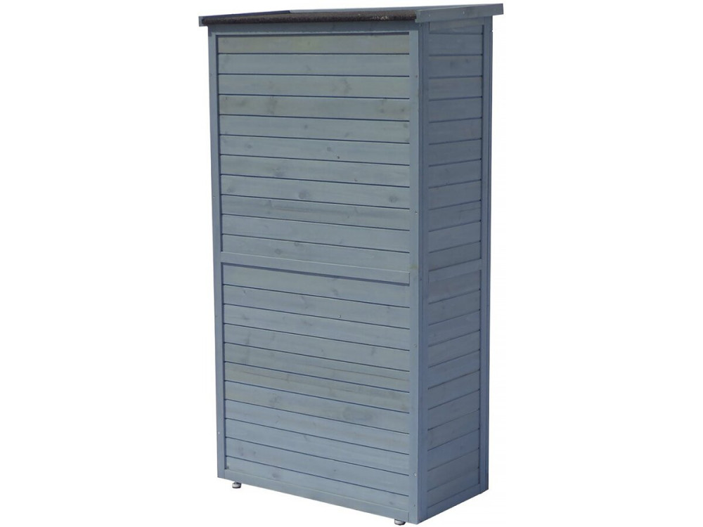 Tuinkast houten tuin berging "Space" - 87 x 46,5 x 160 cm - Blauw hemelsblauw