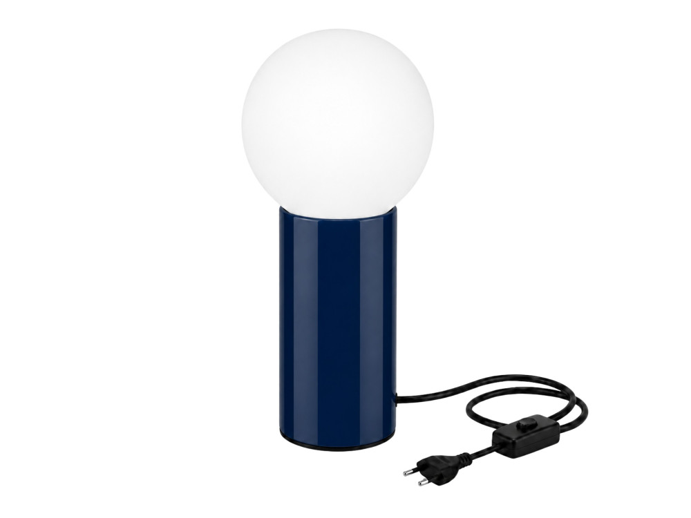 Metalen tafellamp "Polo" - 15 x 15 x 35 cm - Blauw