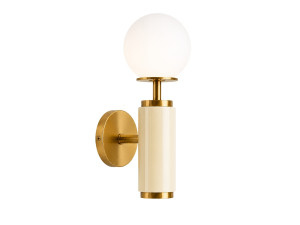 Metalen wandlamp "Moira" - 15 x 17 x 37 cm - Beige