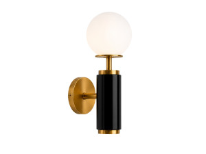 Metalen wandlamp "Moira" - 15 x 17 x 37 cm - Zwart