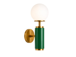 Metalen wandlamp "Moira" - 15 x 17 x 37 cm - Groen