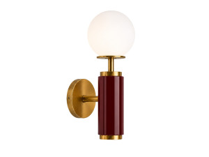 Metalen wandlamp "Moira" - 15 x 17 x 37 cm - Rood