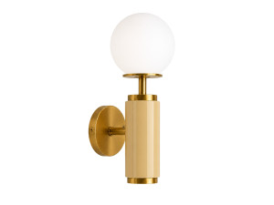 Metalen wandlamp "Moira" - 15 x 17 x 37 cm - Geel