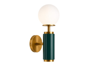 Metalen wandlamp "Moira" - 15 x 17 x 37 cm - Groen